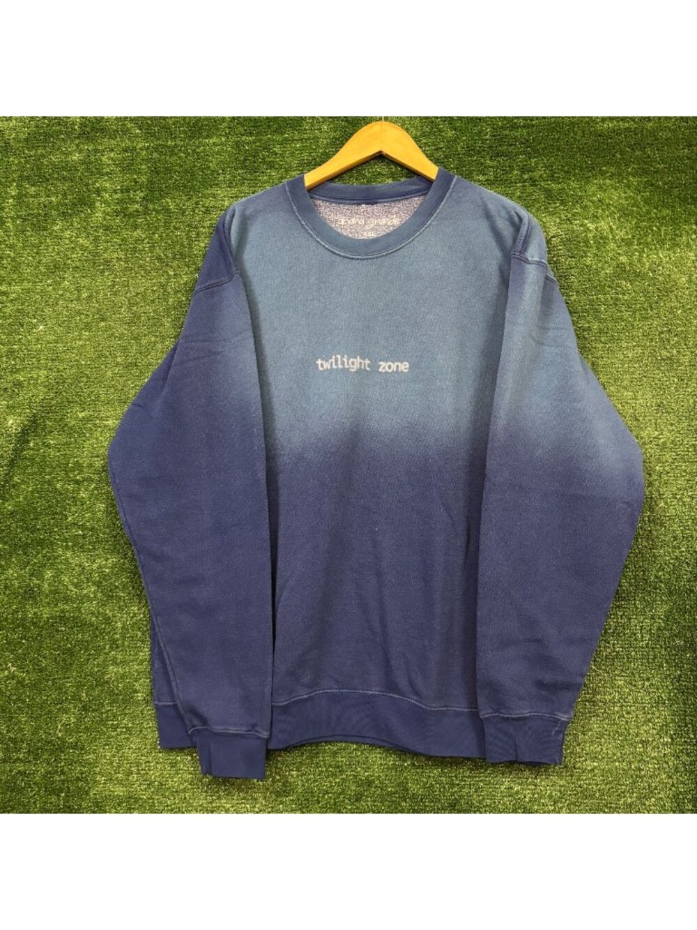 Ariana Grande Twilight Zone Eternal Sunshine Ombre Crewneck Sweater Size XXL